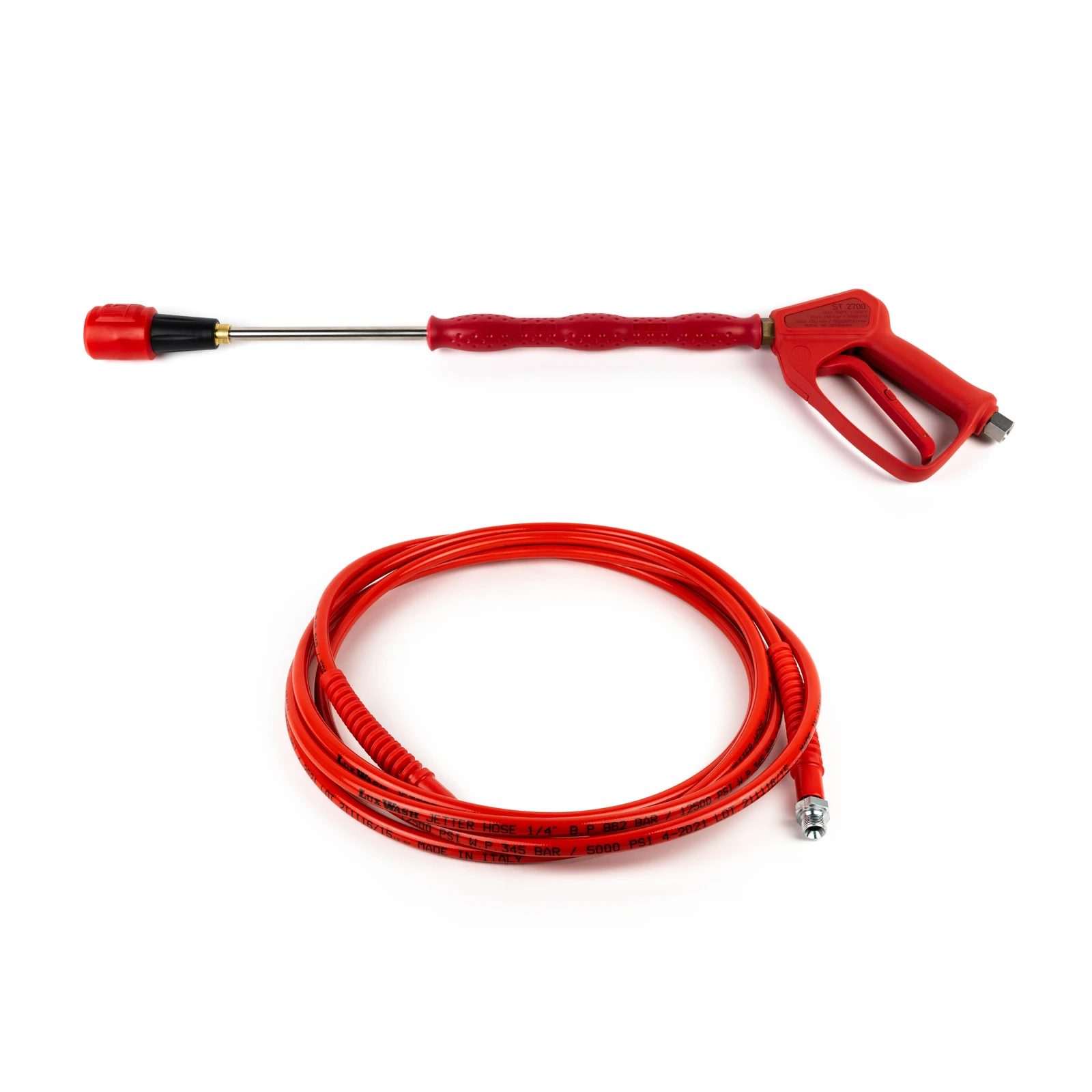 Furtun + pistol roșu