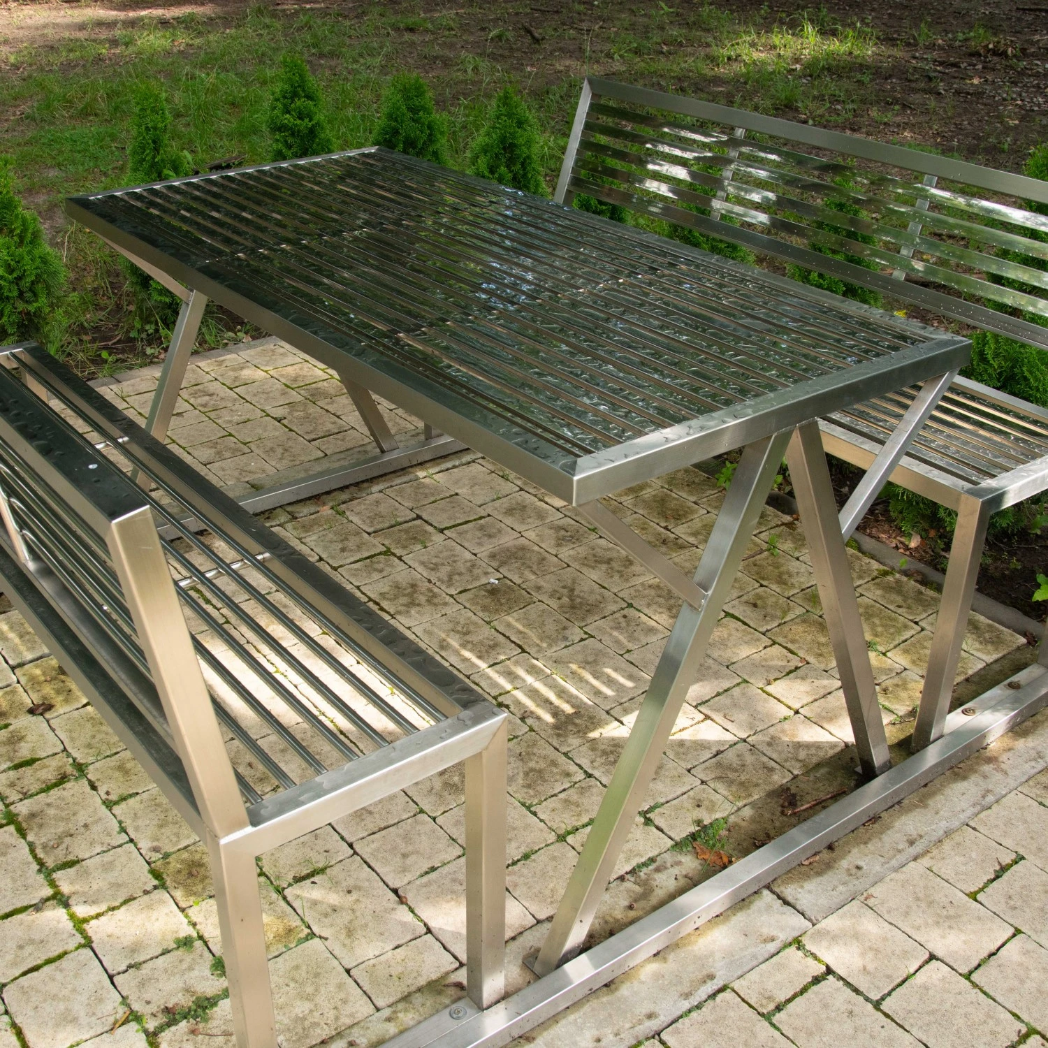 Masă din oțel inoxidabil LuxWash