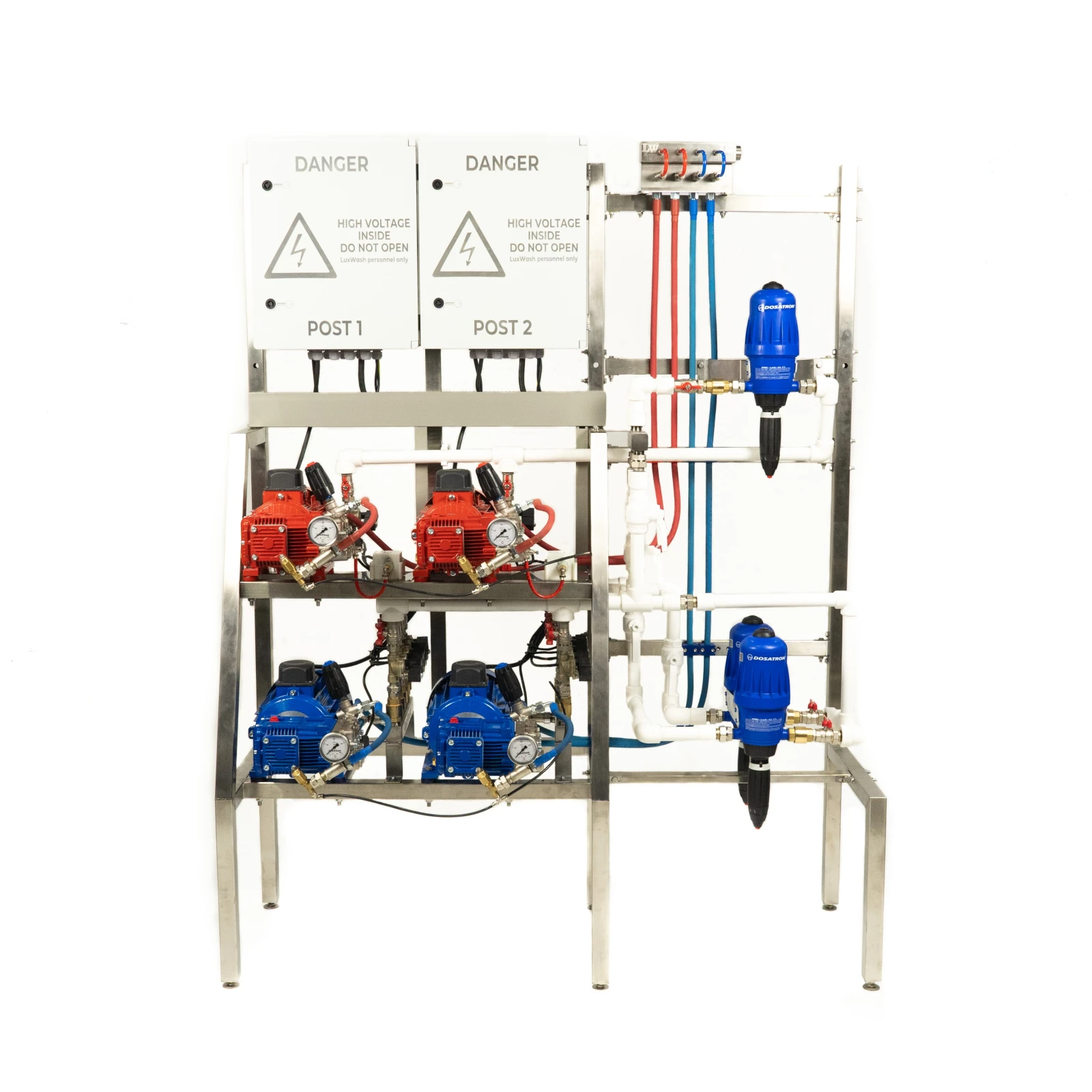 2 pompe VIP de înaltă presiune (pe sistemul Dozatron)