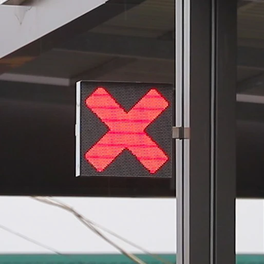 Stâlp deschis pentru semafor inteligent